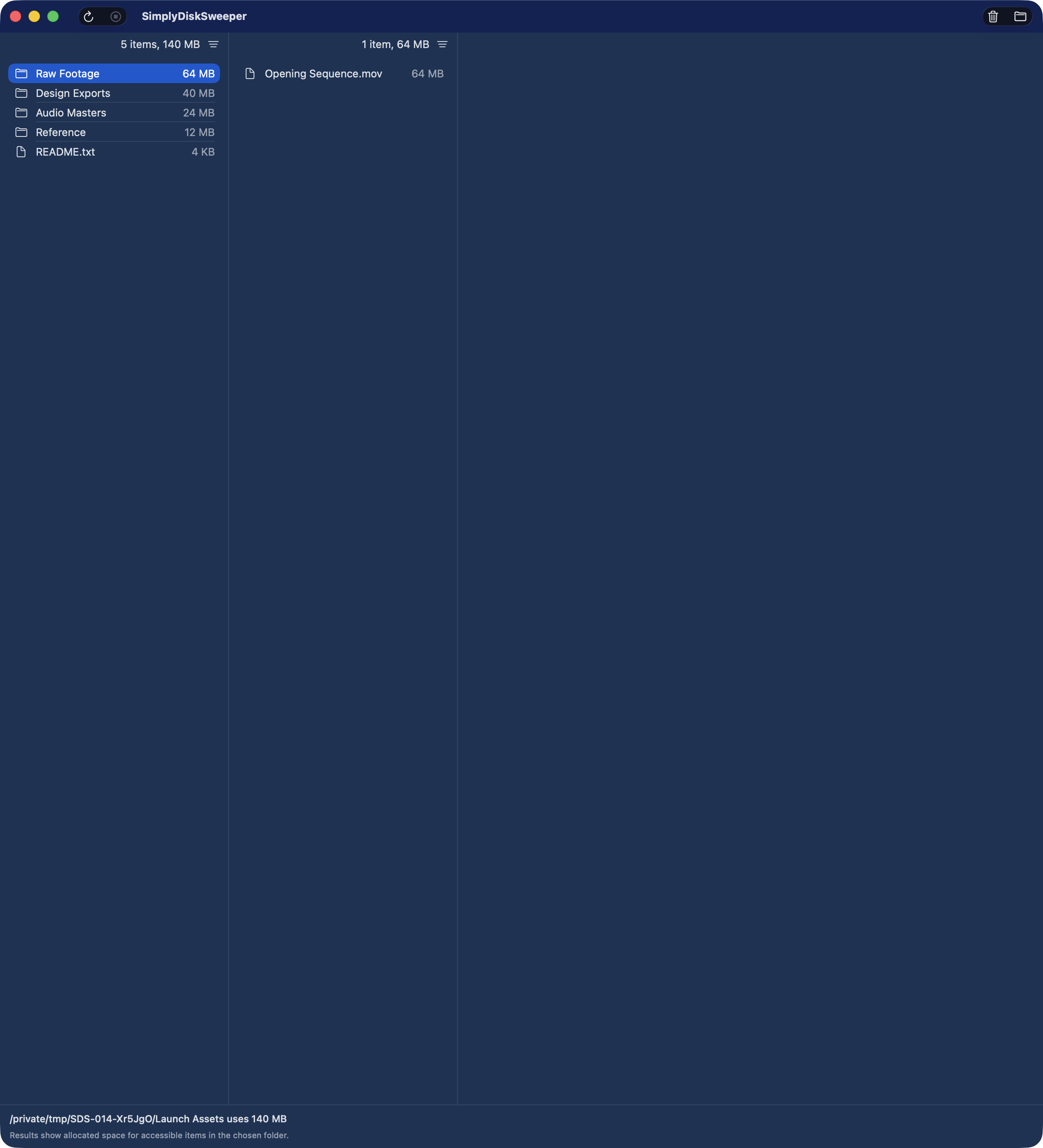 SimplyDiskSweeper for macOS